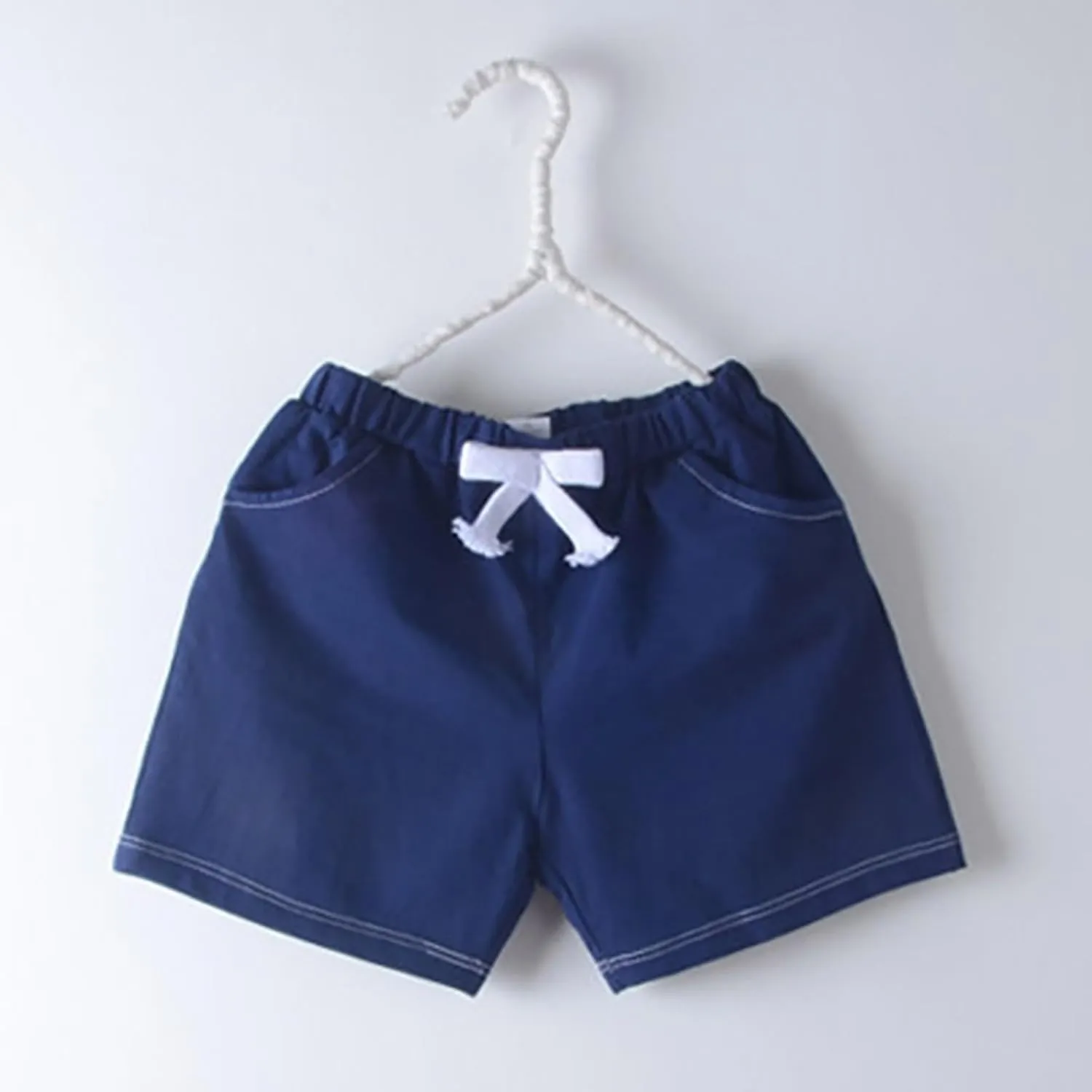 Baby Boys Pull On Cargo Shorts Cotton Drawstring Stretch Chino Shorts for Girls Summer Toddler Joggers Pockets