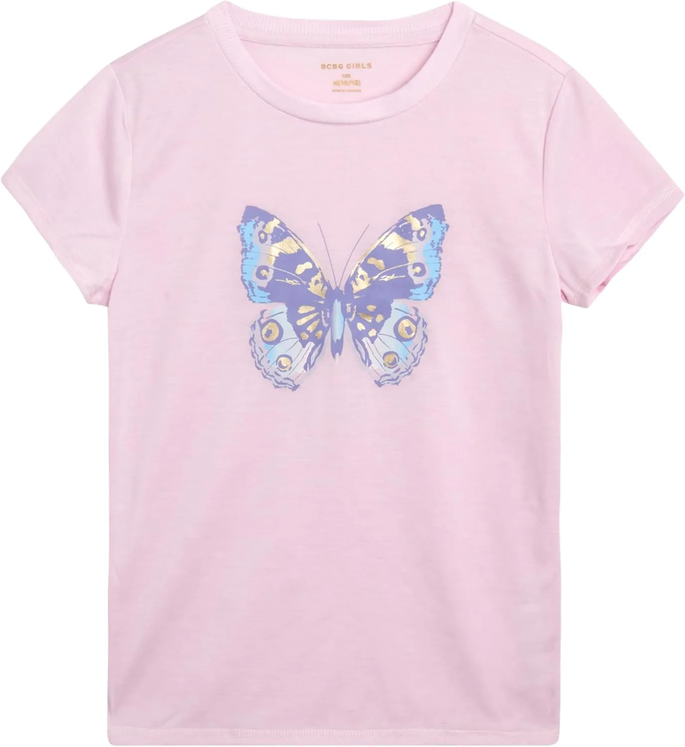 BCBG Girls’ Pajama Set – 4 Piece Fleece Sleep Shirt, T-Shirt, Pajama Pants, and Lounge Shorts – Sleepwear for Girls (XS-L)
