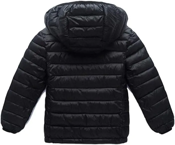 BOFETA Kids Hooded Cute Puffer Jackets Coat Lightwight Warm Packable Jackets