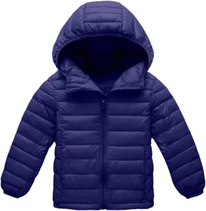 BOFETA Kids Hooded Cute Puffer Jackets Coat Lightwight Warm Packable Jackets