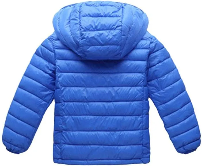 BOFETA Kids Hooded Cute Puffer Jackets Coat Lightwight Warm Packable Jackets