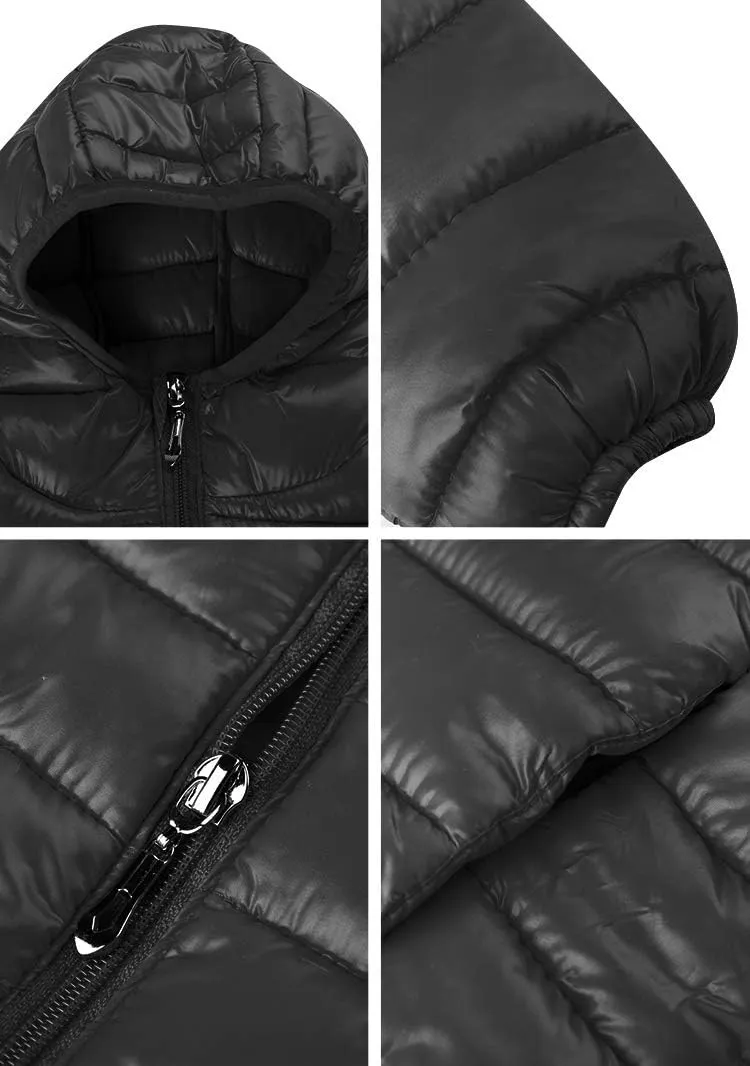 BOFETA Kids Hooded Cute Puffer Jackets Coat Lightwight Warm Packable Jackets