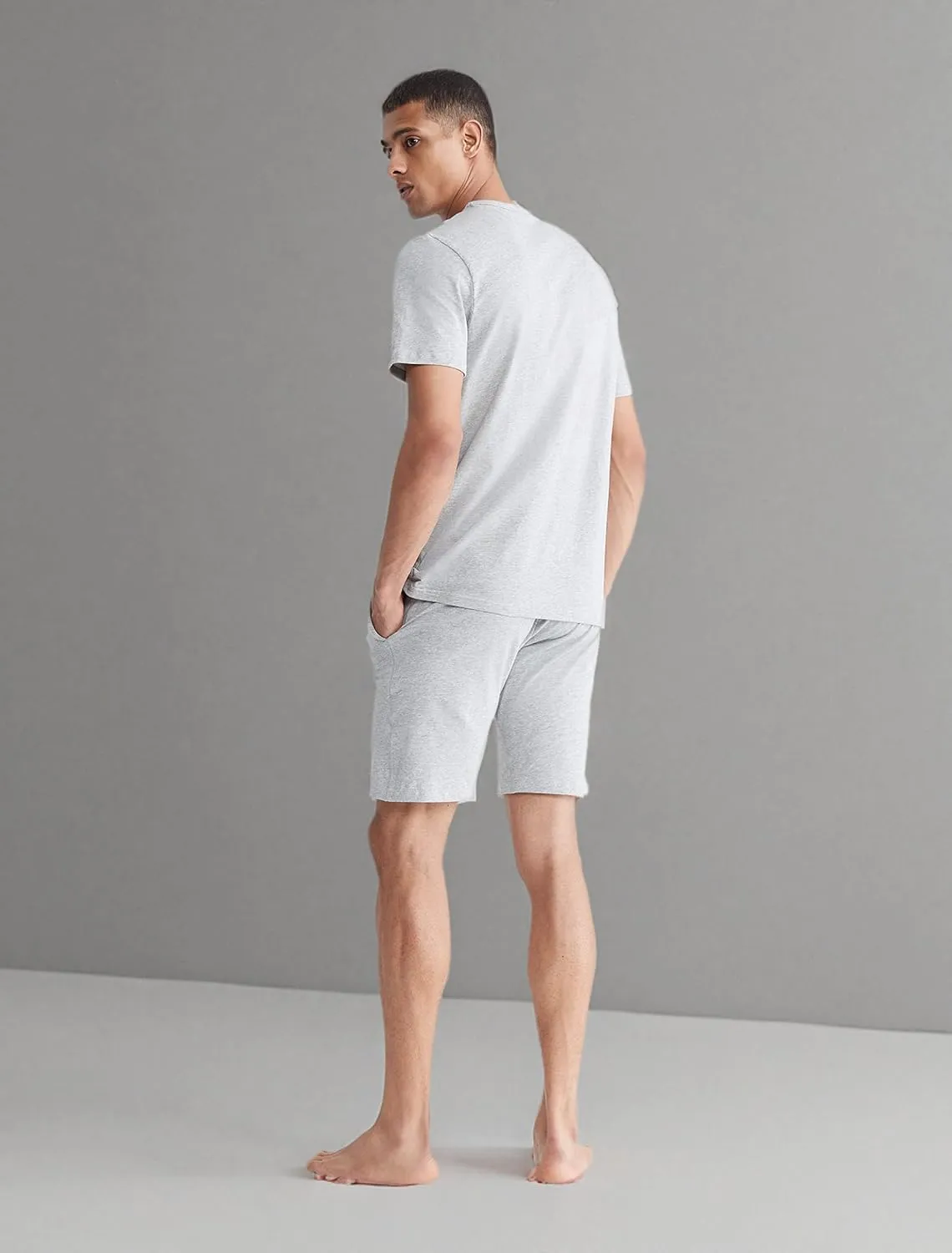 Calvin Klein Men's Cotton Stretch Lounge Sleep Short Set