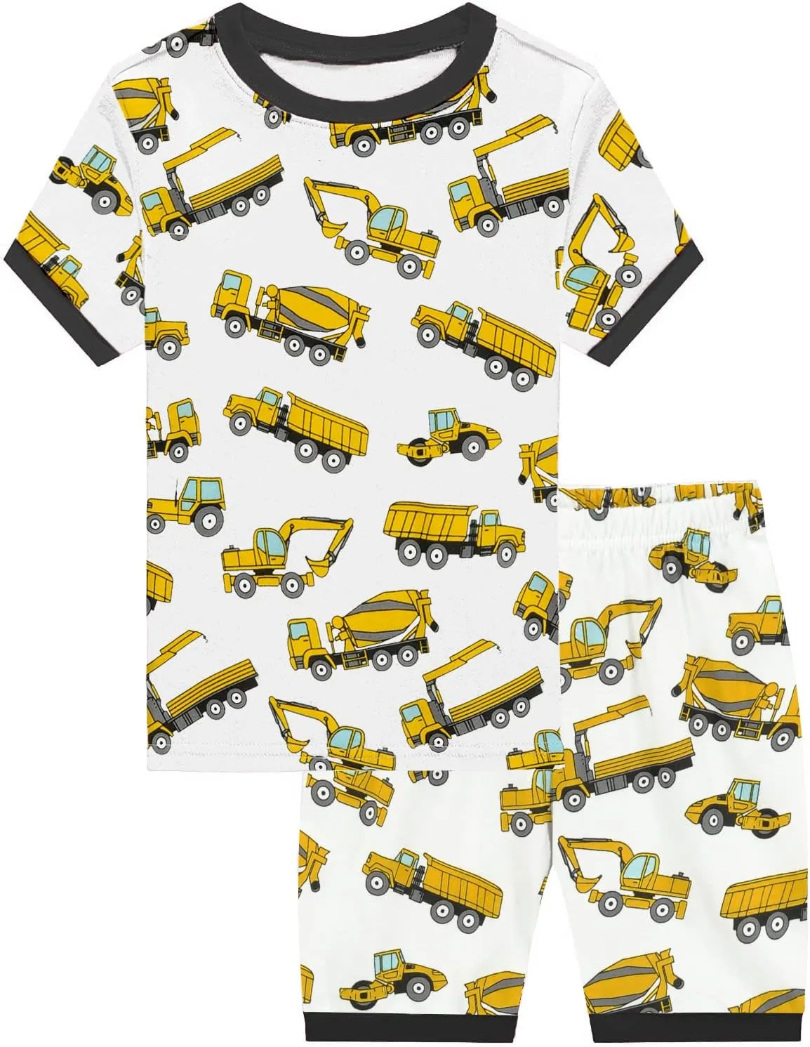 DDSOL Toddler Boys Pajamas Child Pjs Little Boy Sleepwear Cotton Jammies Kids Short Sets Summer 2-7 Years