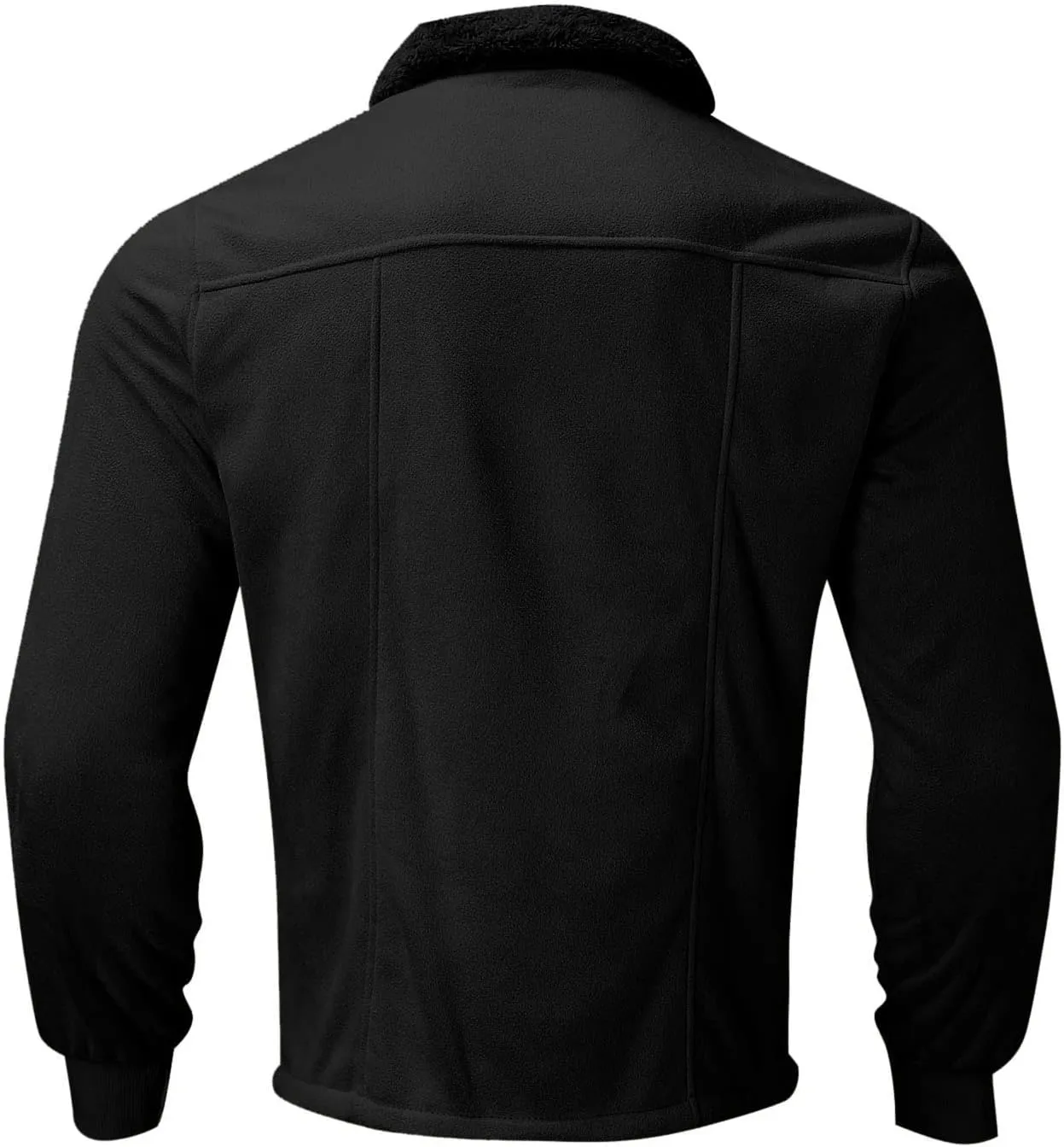 Faux Fur Suede Leather Jackets for Men Sherpa Fleece Lined Bomber Jackets Big and Tall Zip Up Motorcycle Jackets