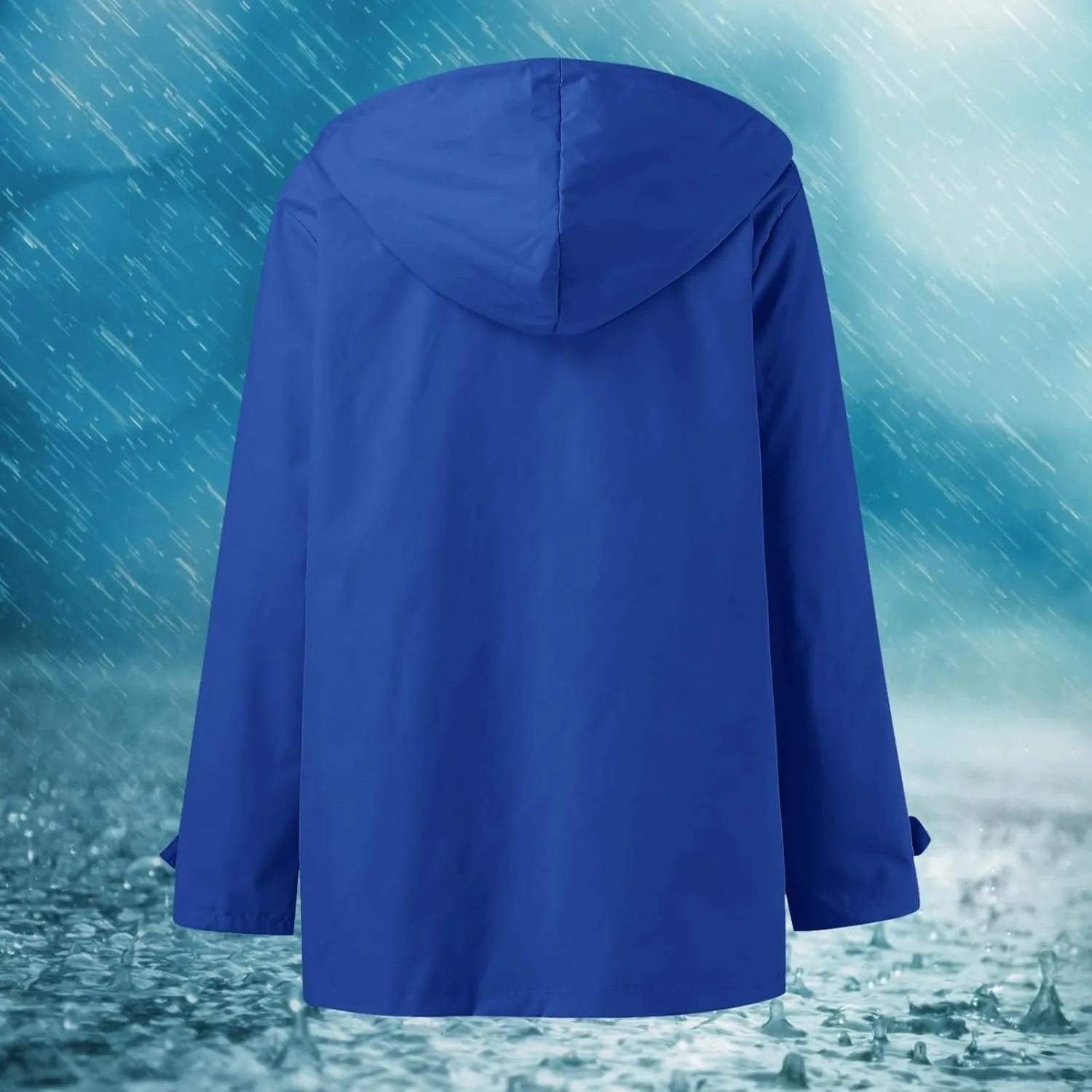 Hooded Trench Coats, Windbreaker Travel Jacket, Womens Jackets, Hiking Jackets for Women, Ladies Lightweight Jackets