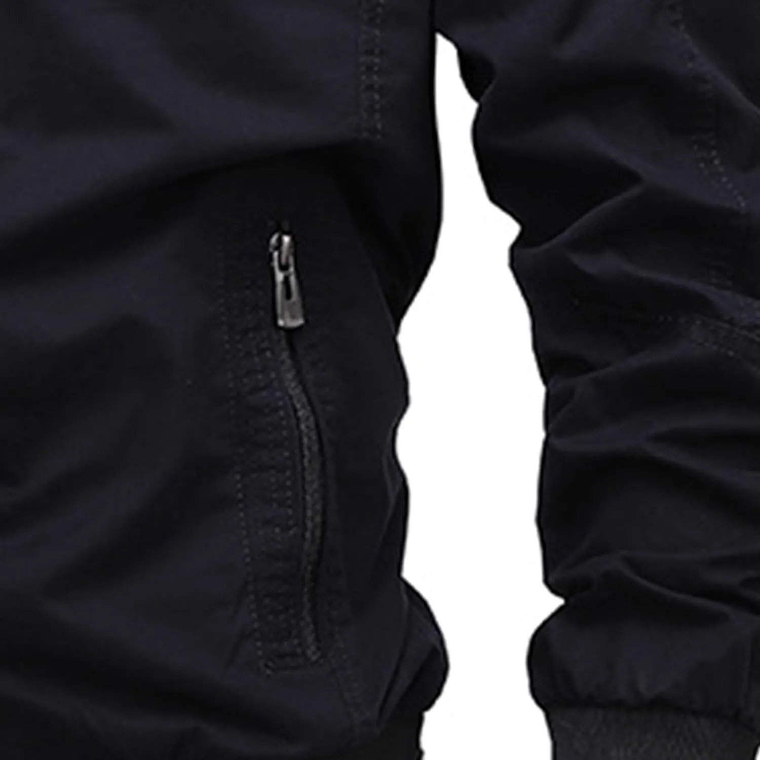 JEsilunmaMY Men's Wash Cotton Cargo Casual Jackets Zip Front Stand Collar Military Jackets Winter Bomber Jackets Windbreaker