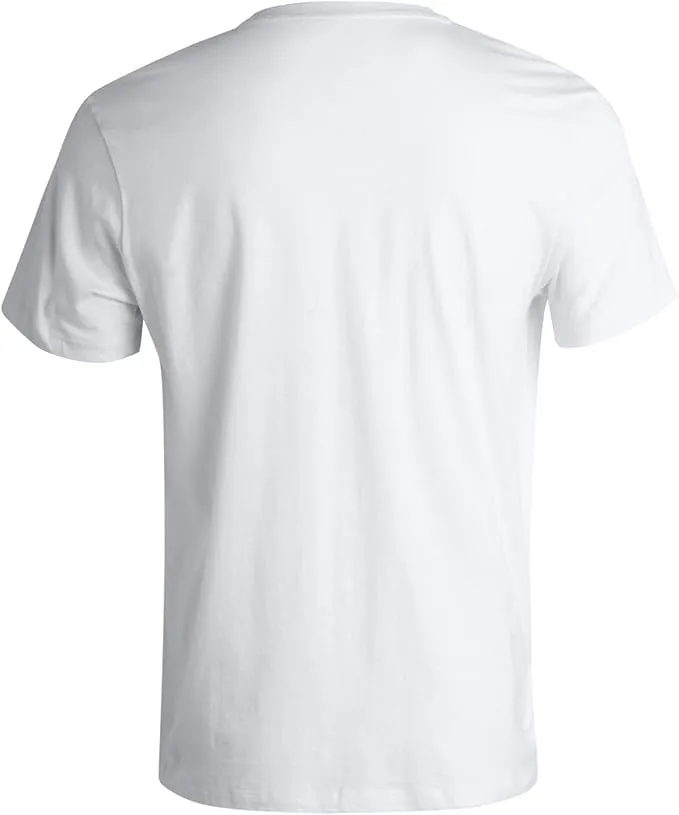 Kenneth Cole Men's Undershirt - 100% Cotton Short Sleeve T-Shirt - 3 Pack Plain White T-Shirt for Men, Crewneck/V-Neck (S-XL)