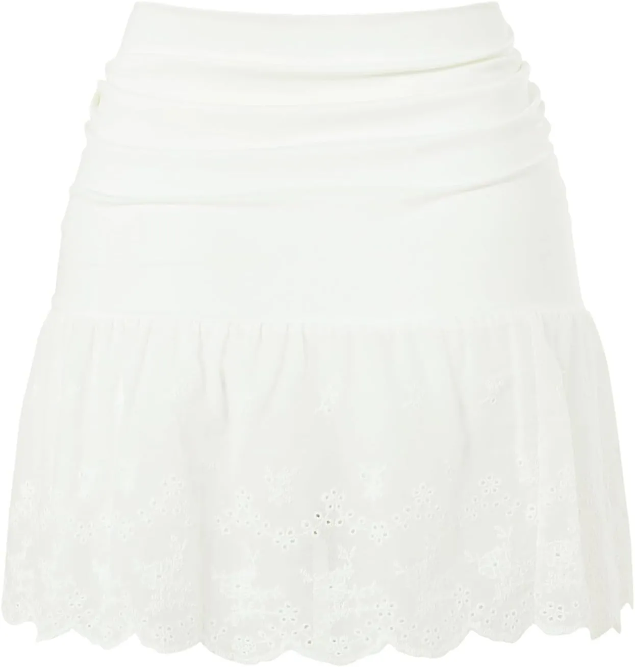 Lace Mini Skirts for Women Y2k Layered Flowy Skirt