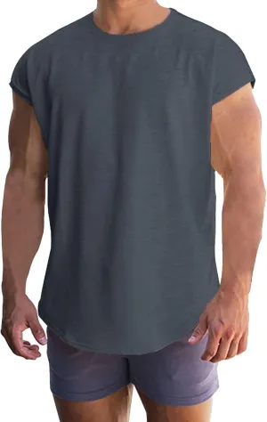 LCMTWX Mens Tank Top Tank Tops 2024 Fit Plus Size Muscle V Neck Sleeveless Tank Hipster Tank Top T-Shirts For Men Mens Tank
