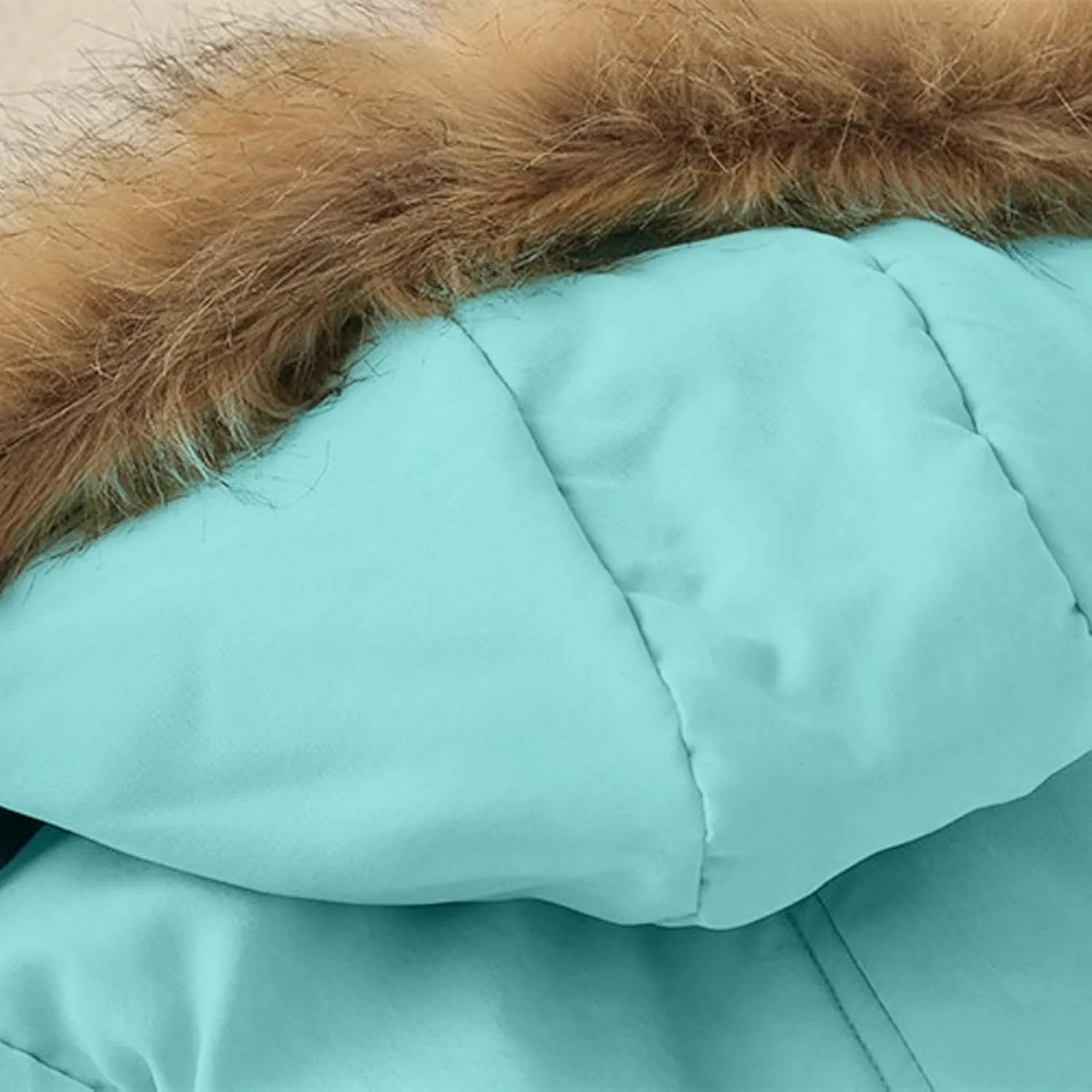 LCMTWX Winter Coats for Women Hooded Warm Winter Coats Outwear Winter Women's Coat Color Block Patchwork Cardigan Coats
