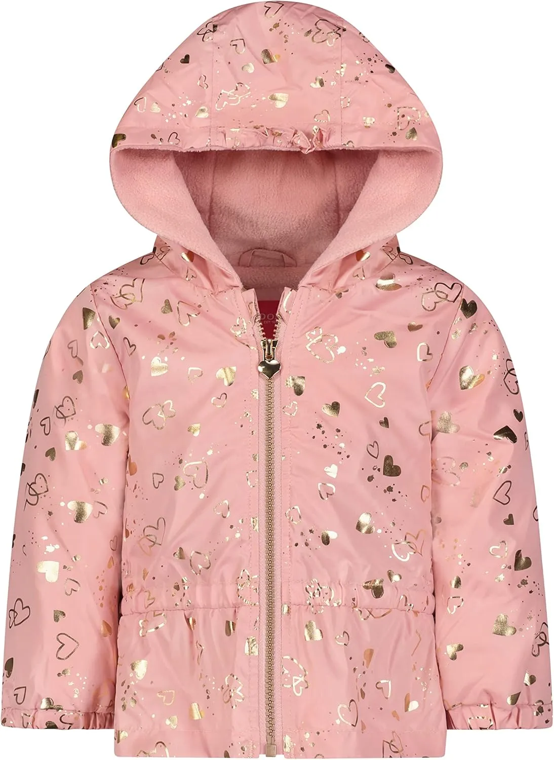 LONDON FOG Baby Girl's Toddler Midweight Fleece Lined Jacket