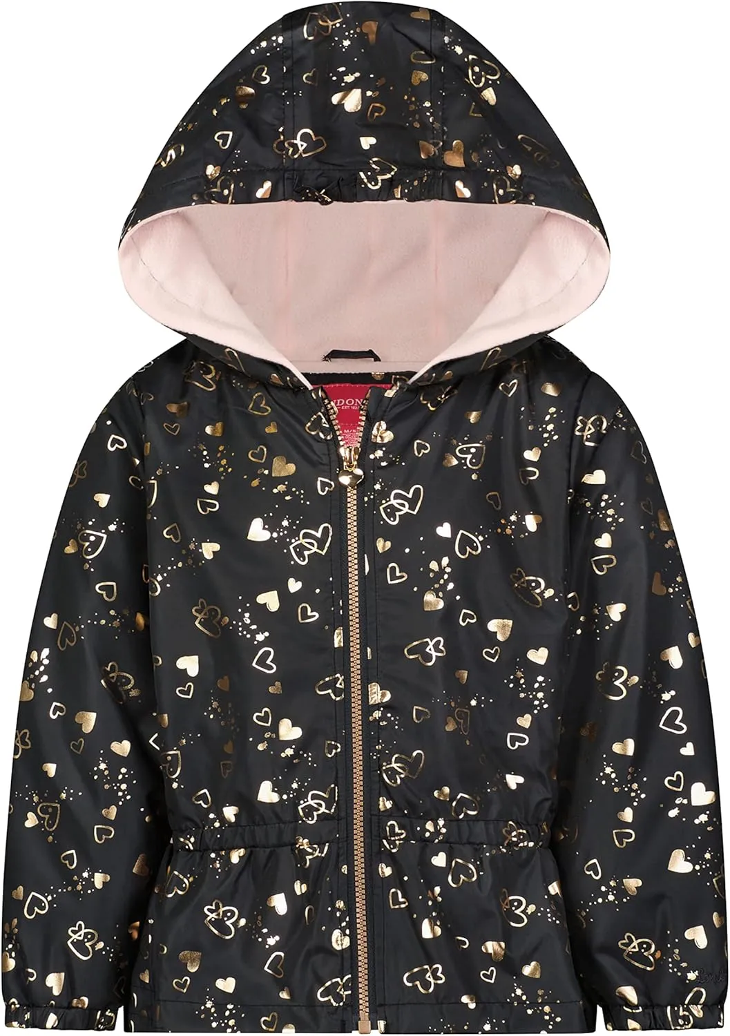 LONDON FOG Baby Girl's Toddler Midweight Fleece Lined Jacket