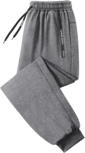 Men Lightweight Jogging Pant Track Lounge Work Joggers Baggy Sport Casual Sweatpants Elastic Waist Long Pants