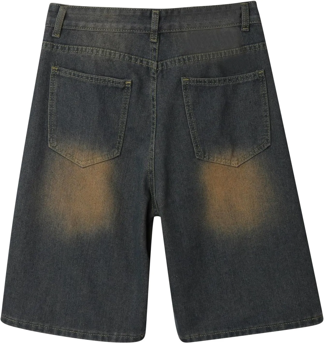 Mens Baggy Denim Jorts Y2K Loose Fit Hip Hop Jean Shorts Casual Mid Jeans Trendy Outfits