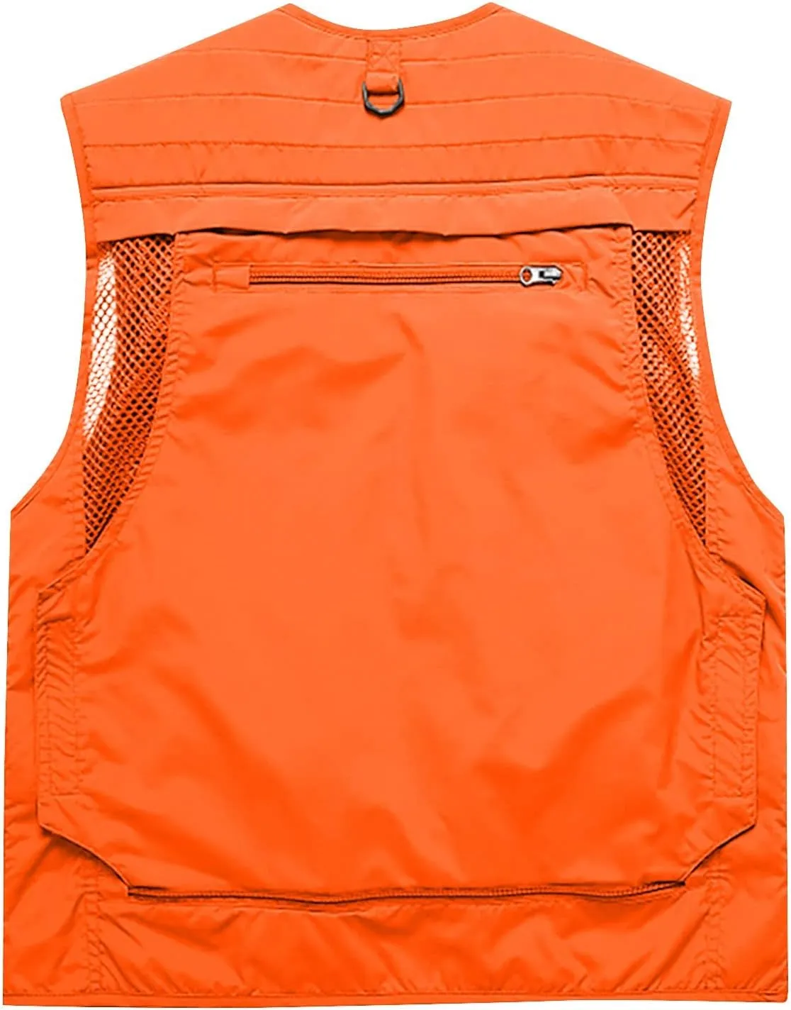 Men's Big And Tall Outdoor Vests Fashion Casual Solid Quick-Drying Vest Jacket Tops Lightweight, M-7XL