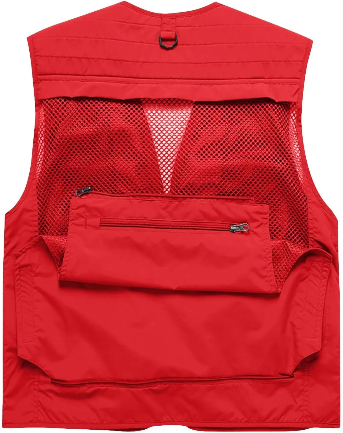 Men's Big And Tall Outdoor Vests Fashion Casual Solid Quick-Drying Vest Jacket Tops Lightweight, M-7XL