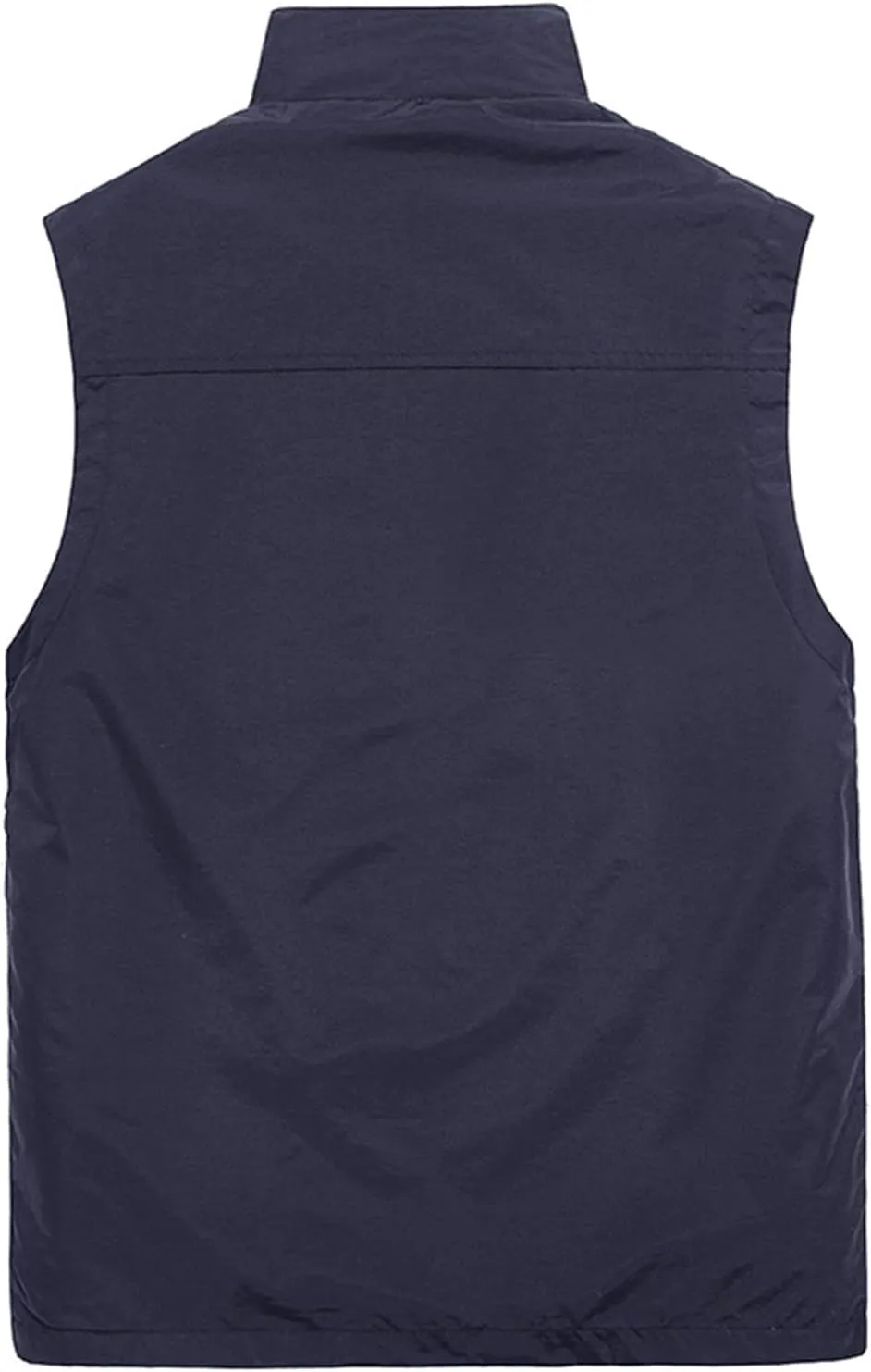 Men's Big And Tall Outdoor Vests Fashion Casual Solid Quick-Drying Vest Jacket Tops Lightweight, M-7XL
