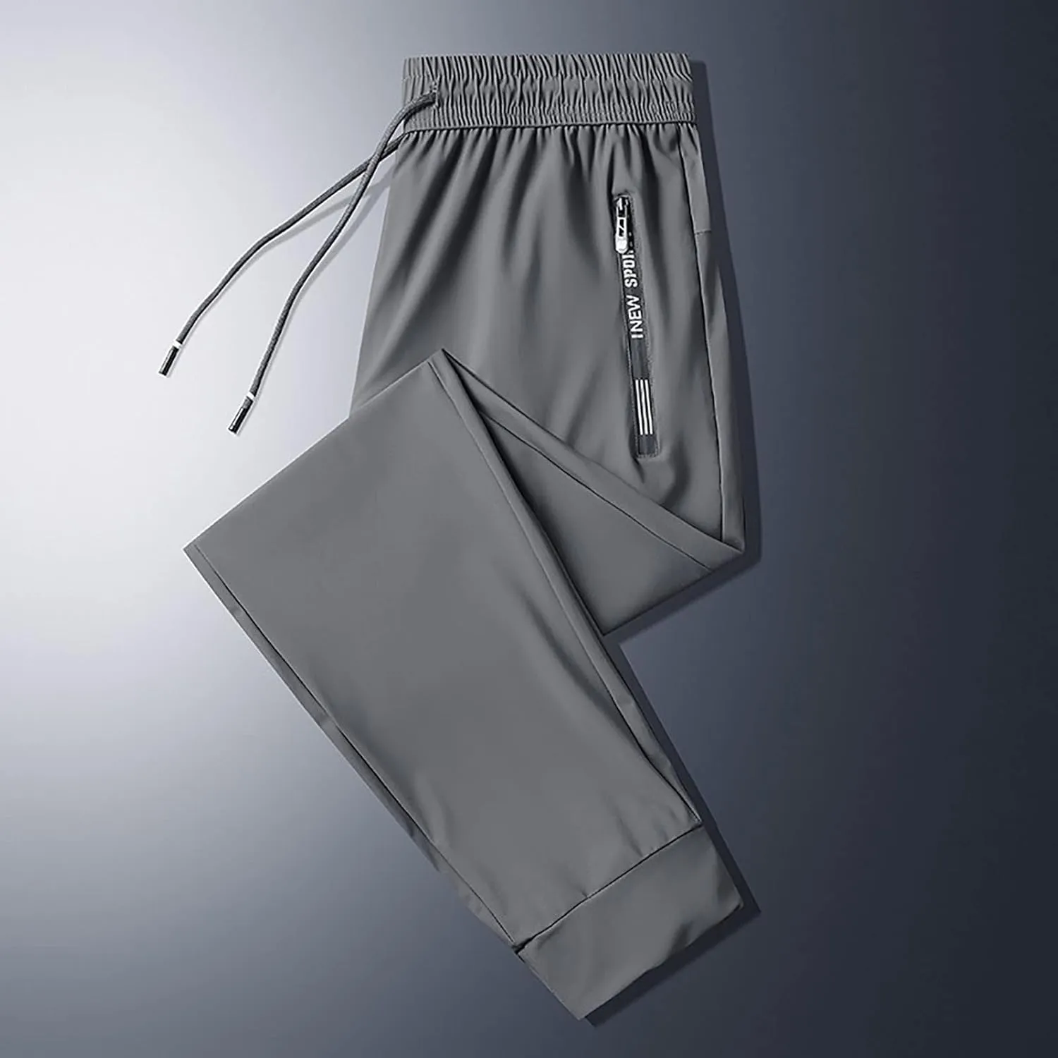 Men's Cargo Combat Work Pants Casual Linen Drawstring Waist Pant Beach Sweatpant Joggers Loose Gym Yoga