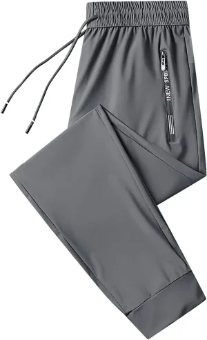 Men's Cargo Combat Work Pants Casual Linen Drawstring Waist Pant Beach Sweatpant Joggers Loose Gym Yoga