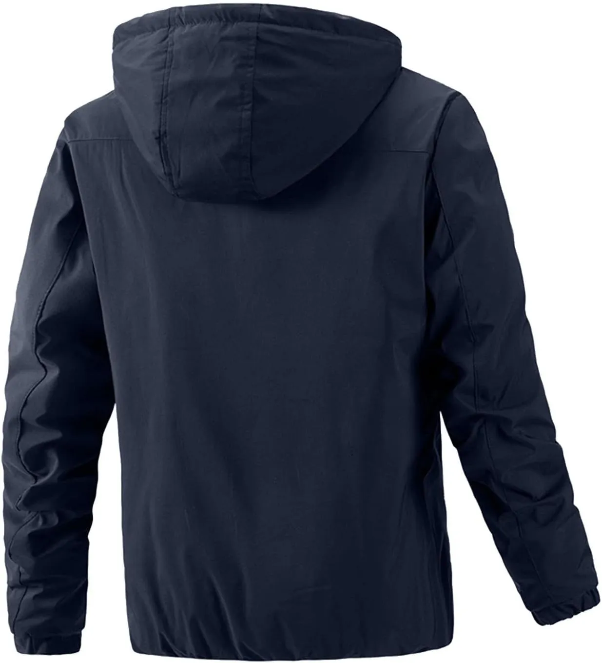 Men'S Hooded Jackets, Men'S Cotton Reversible Jackets Casual Cotton Coats Reversible Padded Jackets Gift for Men