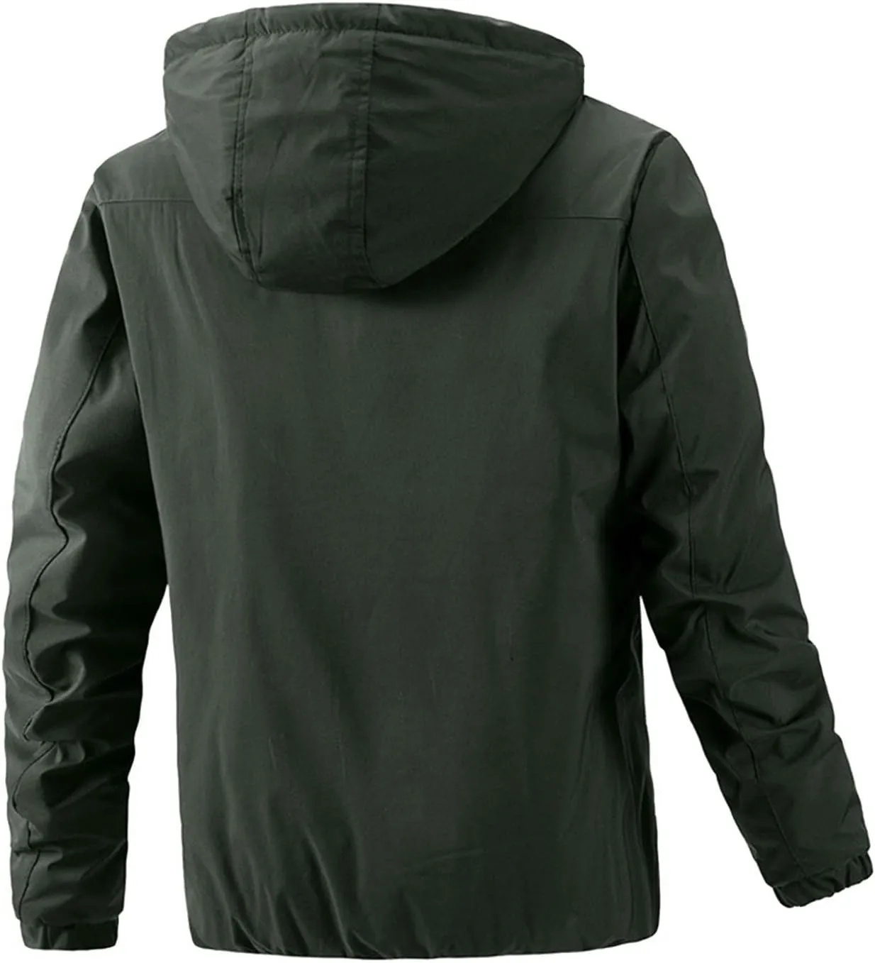 Men'S Hooded Jackets, Men'S Cotton Reversible Jackets Casual Cotton Coats Reversible Padded Jackets Gift for Men