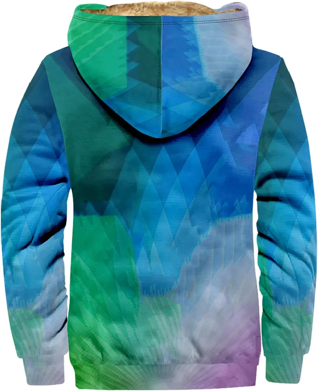 Mens Jackets Warm Fall Winter Waterproof Windbreaker Hooded Raincoat Snowboarding Jackets Sherpa Fleece Work Jackets