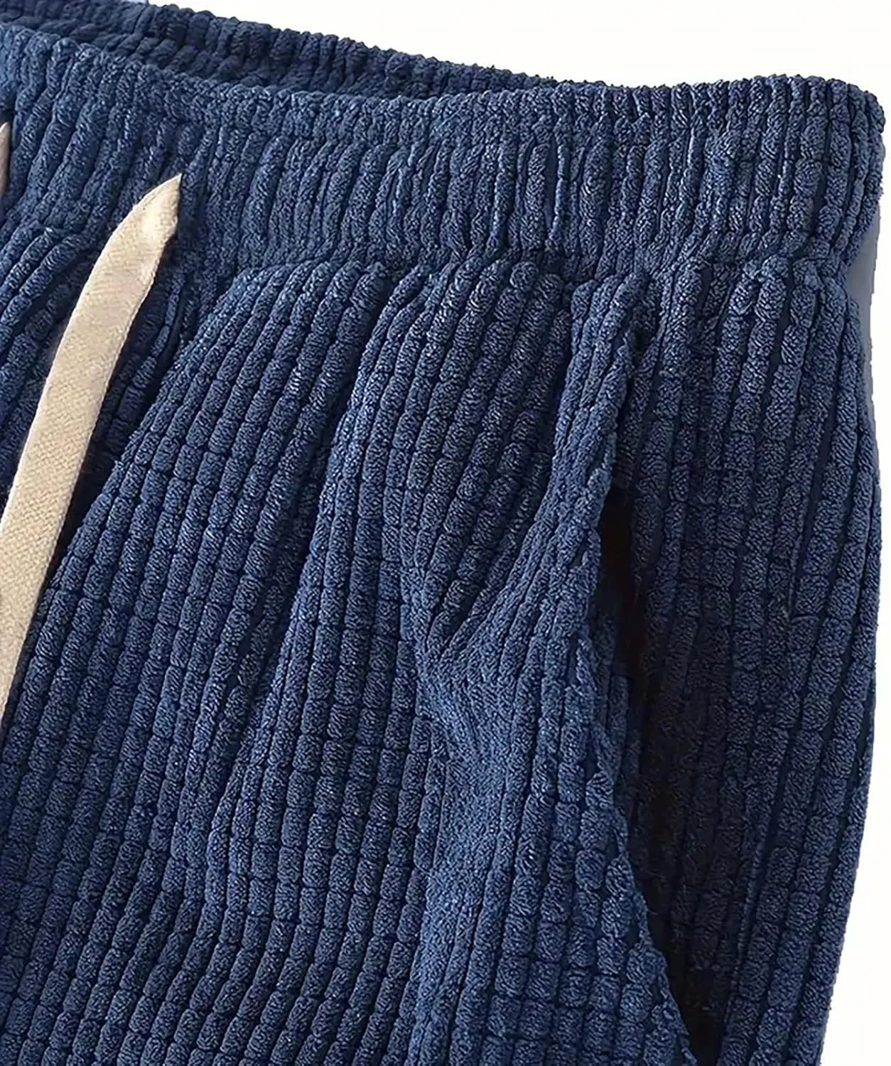 Men's Jogging Pants Casual Solid Color Jogger Loungewear Sweatpant Stretch Waistband Combat Cargo Pant