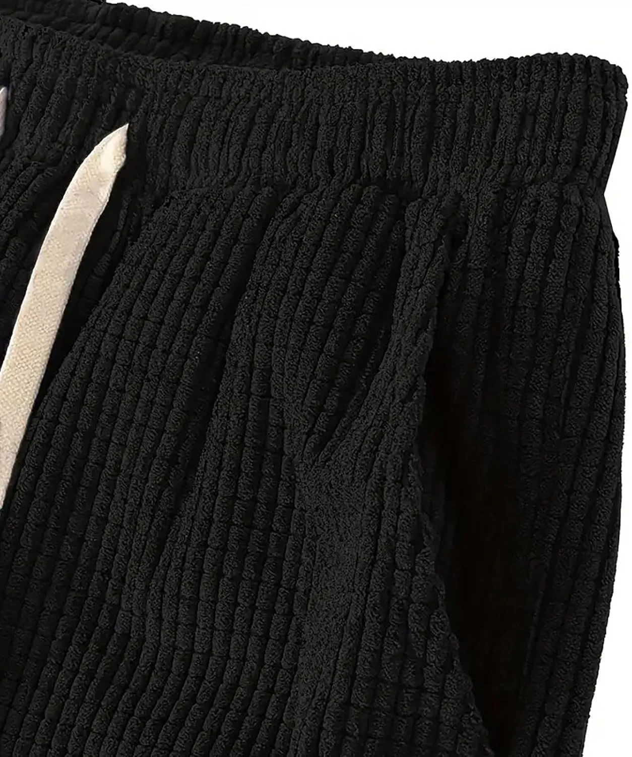 Men's Jogging Pants Casual Solid Color Jogger Loungewear Sweatpant Stretch Waistband Combat Cargo Pant