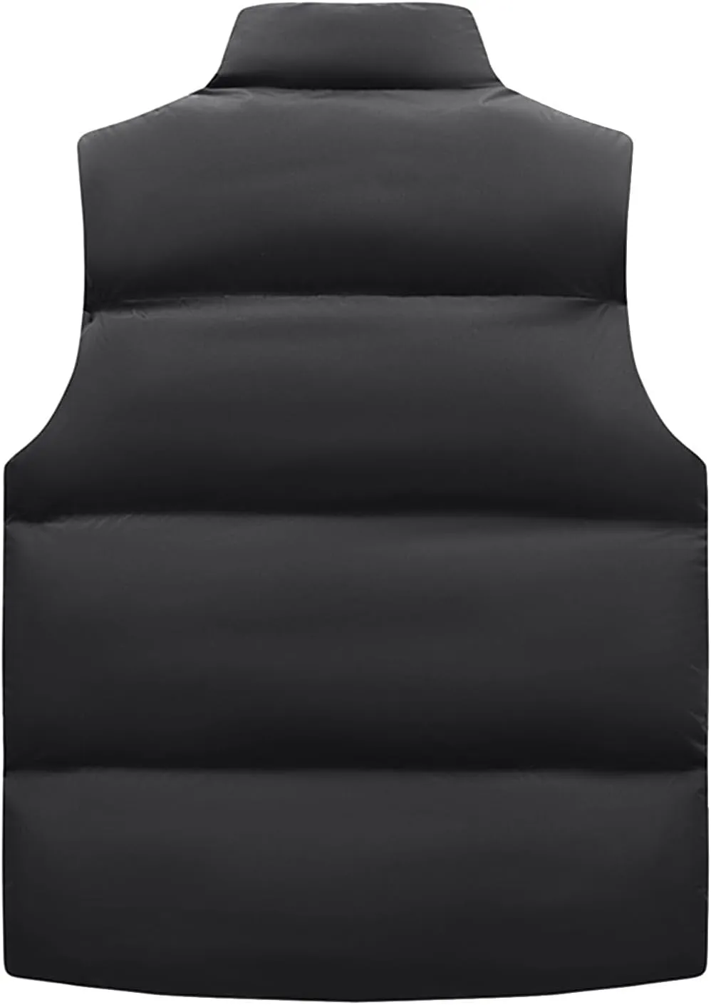 Men's Outerwear Vests Winter Puffer Standing Collar Down Cotton Slim Fitting Vest For Casual Outdoor, M-5XL