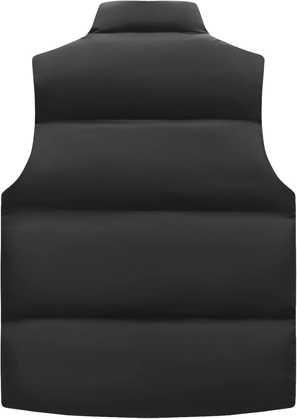 Men's Outerwear Vests Winter Puffer Standing Collar Down Cotton Slim Fitting Vest For Casual Outdoor, M-5XL