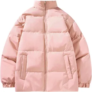 Men's Puffer Jackets Oversized down Jackets Winter Warm Quilted Puffer Jacket Coats Baggy Jackets Zipper Cardigans