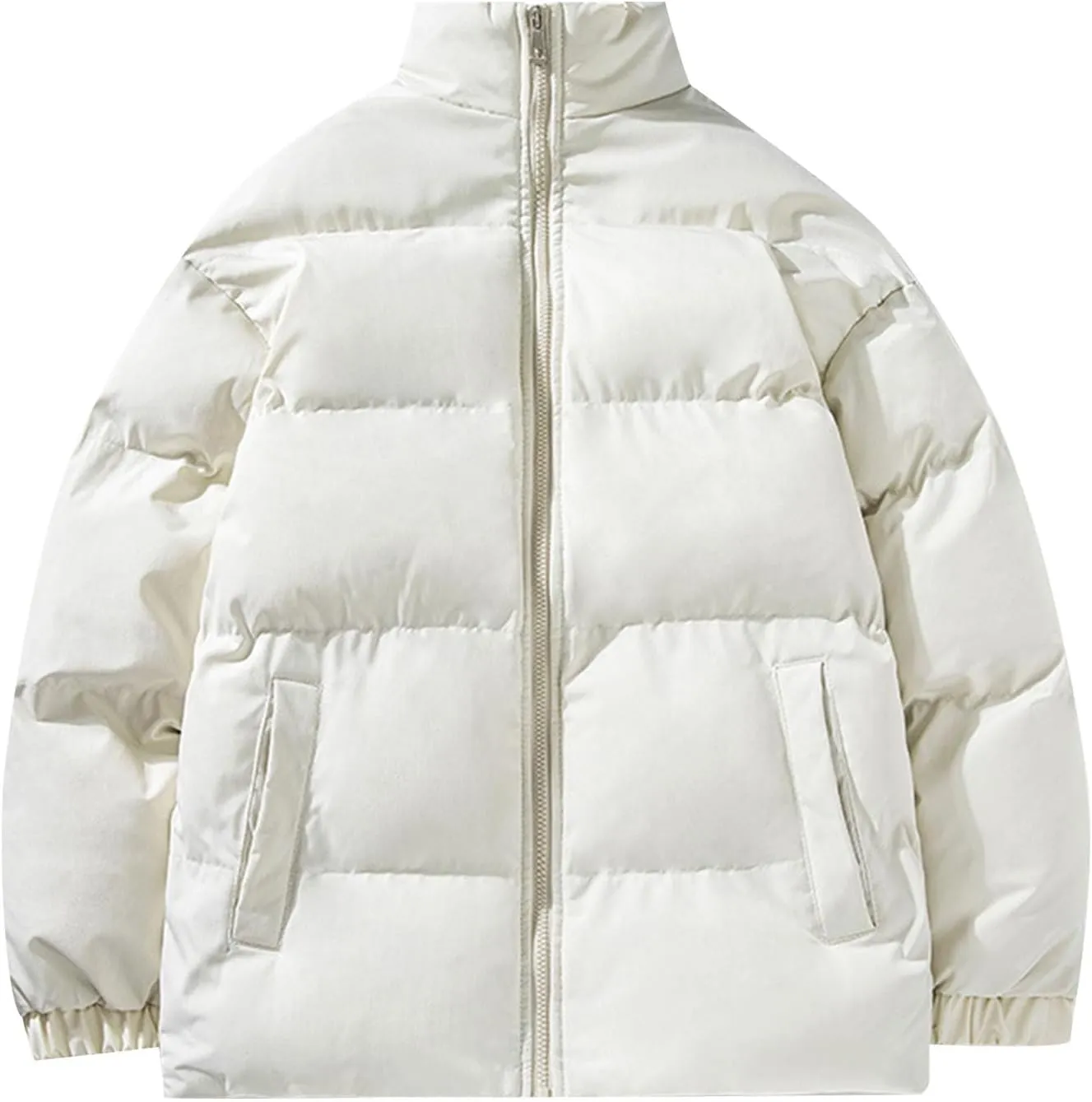 Men's Puffer Jackets Oversized down Jackets Winter Warm Quilted Puffer Jacket Coats Baggy Jackets Zipper Cardigans