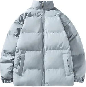 Men's Puffer Jackets Oversized down Jackets Winter Warm Quilted Puffer Jacket Coats Baggy Jackets Zipper Cardigans