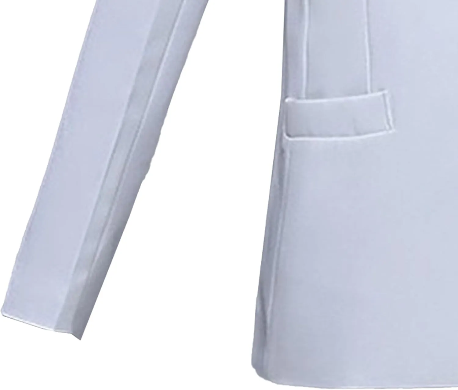 Men's Stand Collar Mandarin Suit Set Slim Fit 2 Piece Comfort Dress Suits Embroidered Front Button Blazer Pants Sets