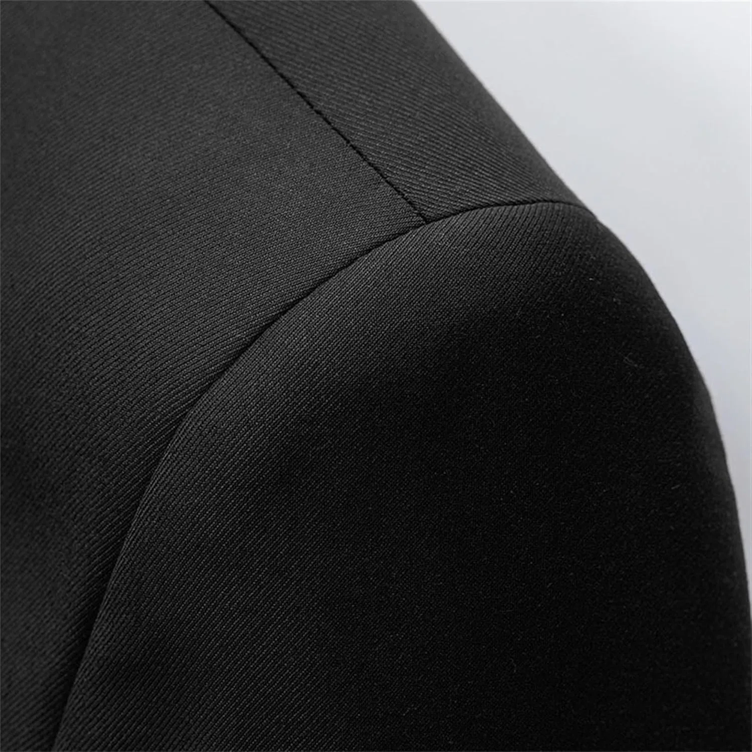 Men's Stand Collar Mandarin Suit Set Slim Fit 2 Piece Comfort Dress Suits Embroidered Front Button Blazer Pants Sets