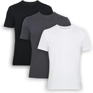 Men's T-Shirts Rayon Made from Bamboo - Modern Fit, Moisture Wicking Undershirt - Crewneck/V-Neck Tees, 3-Pack