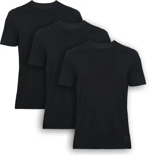 Men's T-Shirts Rayon Made from Bamboo - Modern Fit, Moisture Wicking Undershirt - Crewneck/V-Neck Tees, 3-Pack