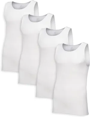 Men's Tag-Free Cotton Undershirts