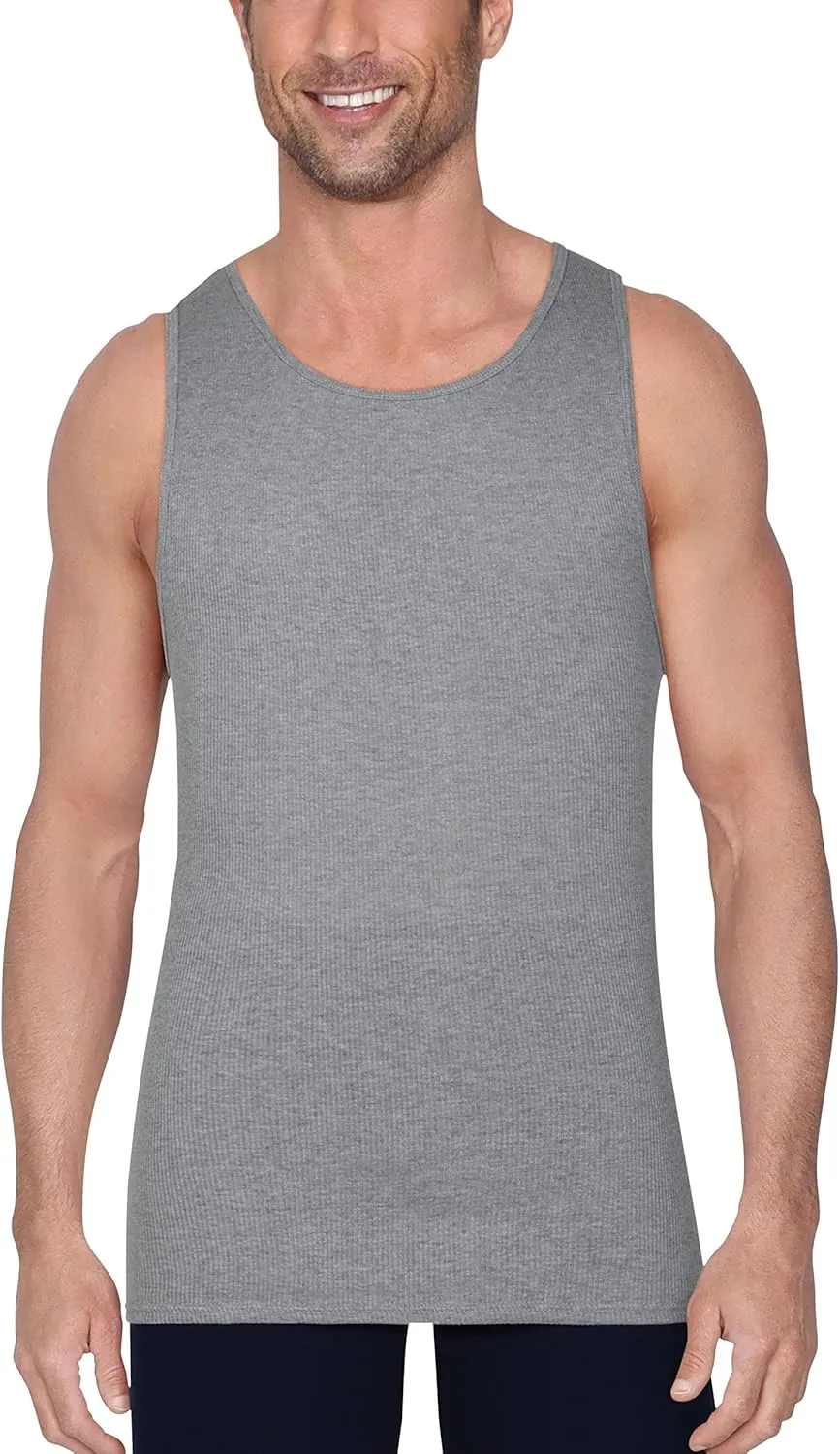 Men's Tag-Free Cotton Undershirts
