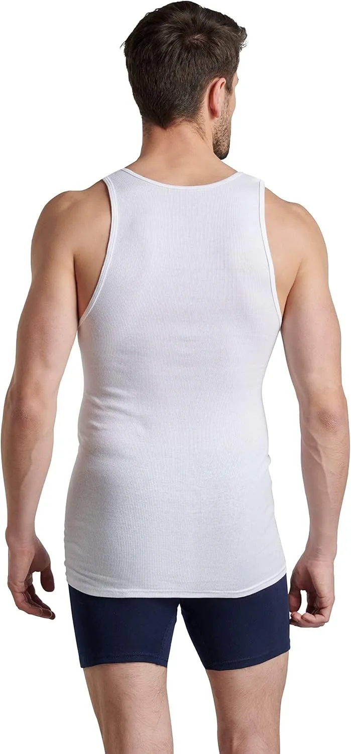 Men's Tag-Free Cotton Undershirts