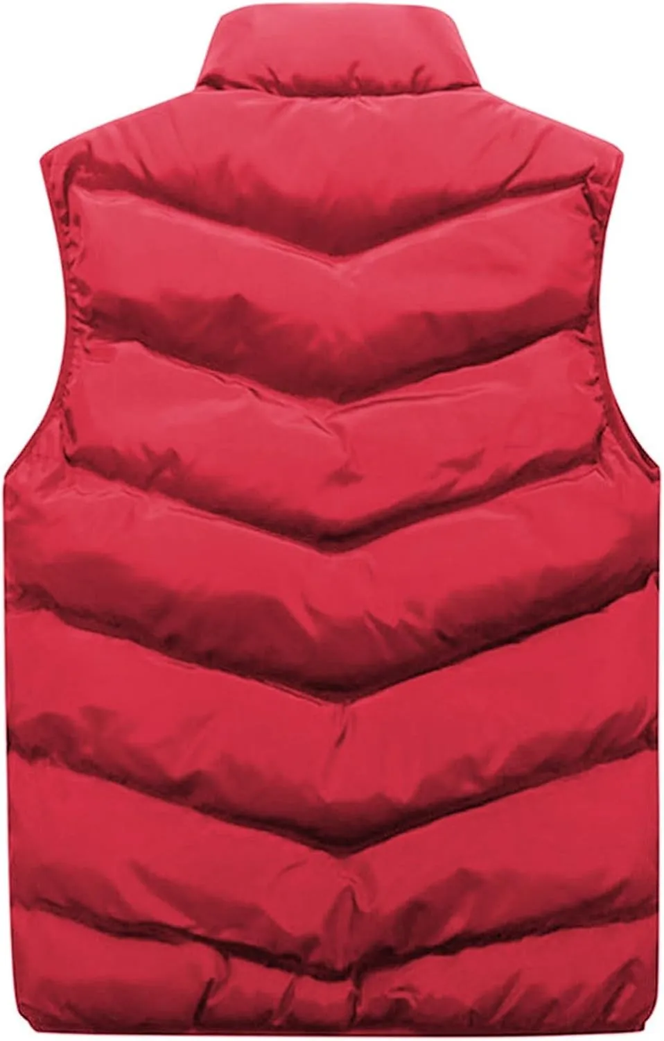 Men's Winter Vests Outerwear Puffer Vest Casual Warm Zipper Sleeveless Vest Jacket Coat Outwear Tops Vest, XXL-5XL