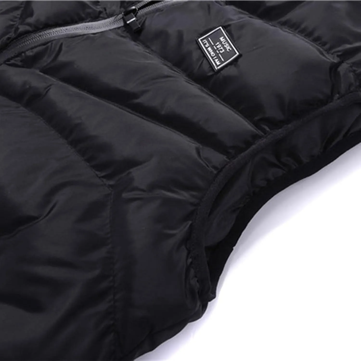 Men's Winter Vests Outerwear Puffer Vest Casual Warm Zipper Sleeveless Vest Jacket Coat Outwear Tops Vest, XXL-5XL
