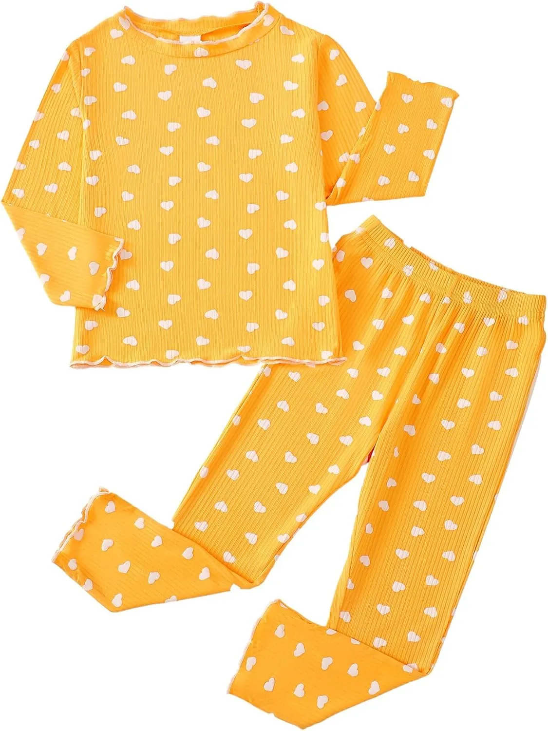 Mikrdoo Toddler Girls' Pajamas girl Sleepwear Rayon Derived from Bamboo Little Girl Pjs 2 Piece