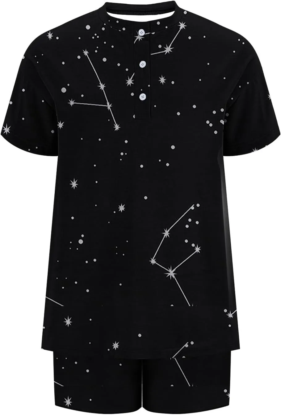 Pajama Sets For Women 2 Piece Lounge Sets Short Sleeve Button Down Shorts And Shirt Pj Sets Casual Comfy Outfits