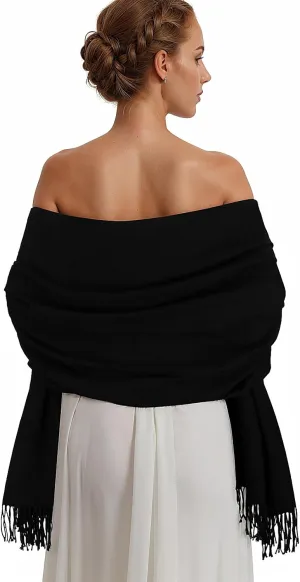 Pashmina Shawl Wraps for Women Large Winter Scarf Soft Shawls and Wraps for Evening Dresses Shawl for Wedding