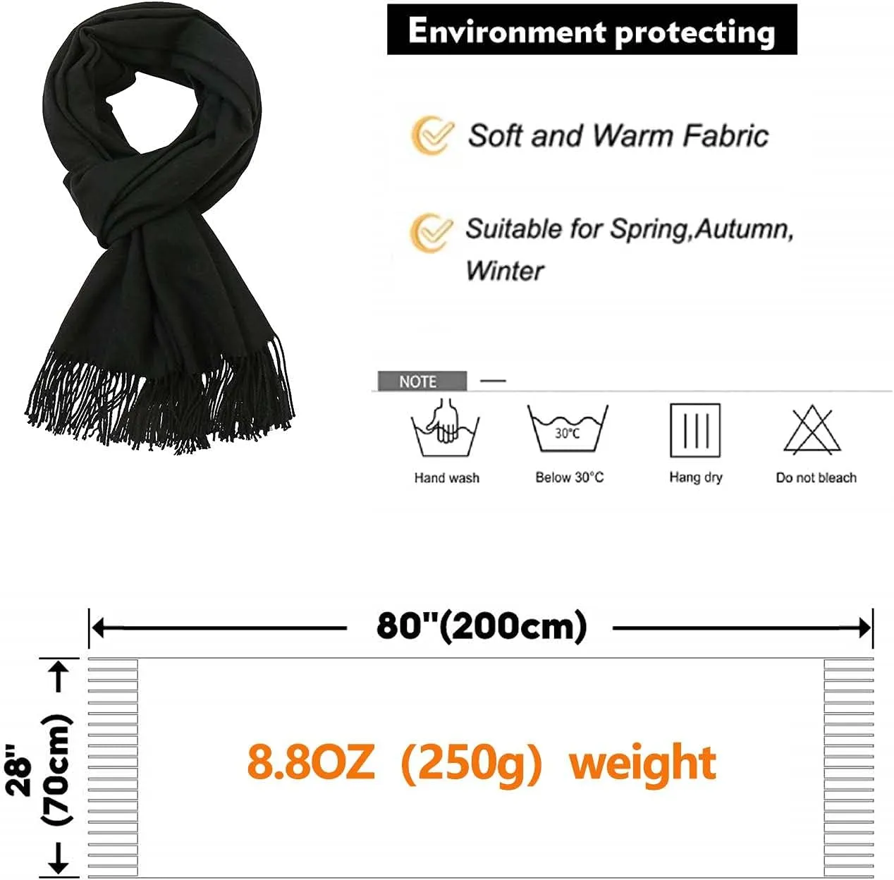 Pashmina Shawl Wraps for Women Large Winter Scarf Soft Shawls and Wraps for Evening Dresses Shawl for Wedding