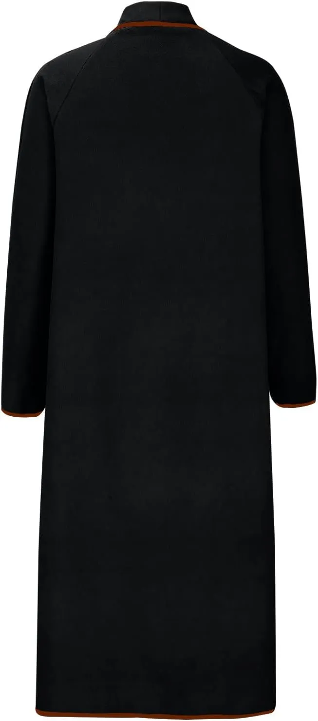 Pea Coats for Women Cashmere Wool Blend Warm Winter Coats Notch Lapel Open Front Trench Coats Overcoat