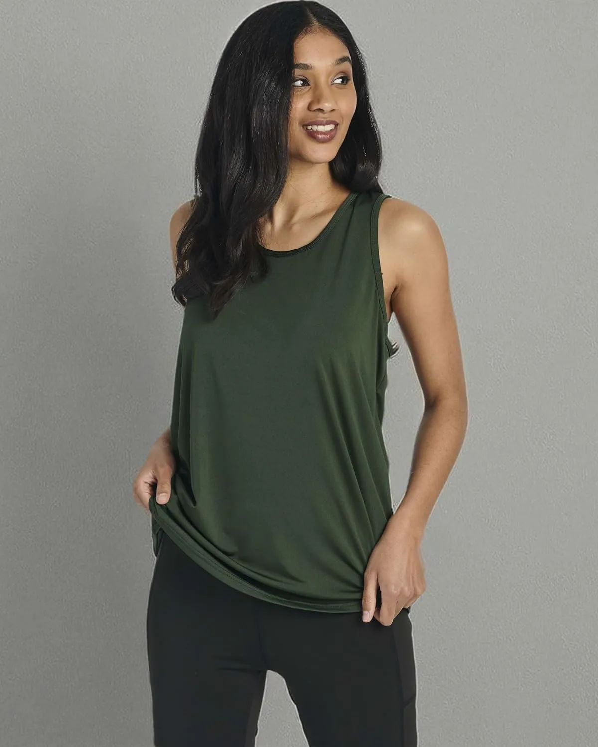 Real Essentials 5 Pack: Women's Racerback Workout Tank Top Mesh Back Dry-Fit Sleeveless Running Gym (Available in Plus Size)