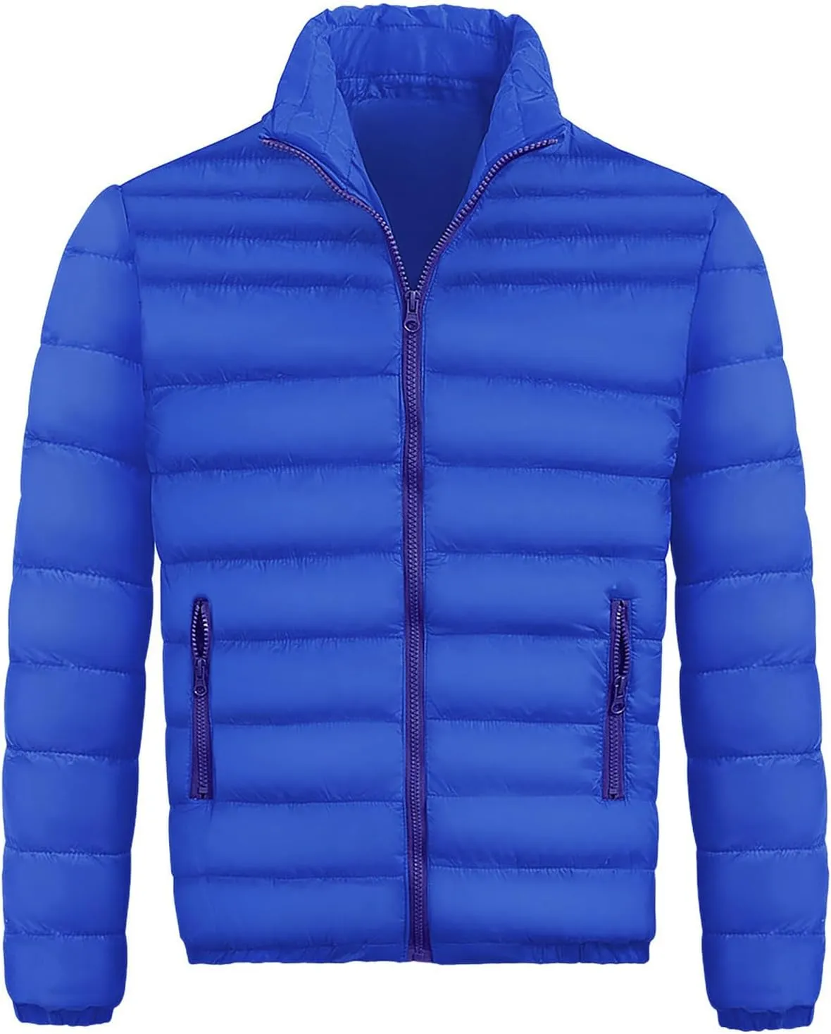 RTRDE Men's Winter Jackets Casual Windproof Down Jackets Zip Up Windbreaker Warm Padded Coats Jackets, M-2XL